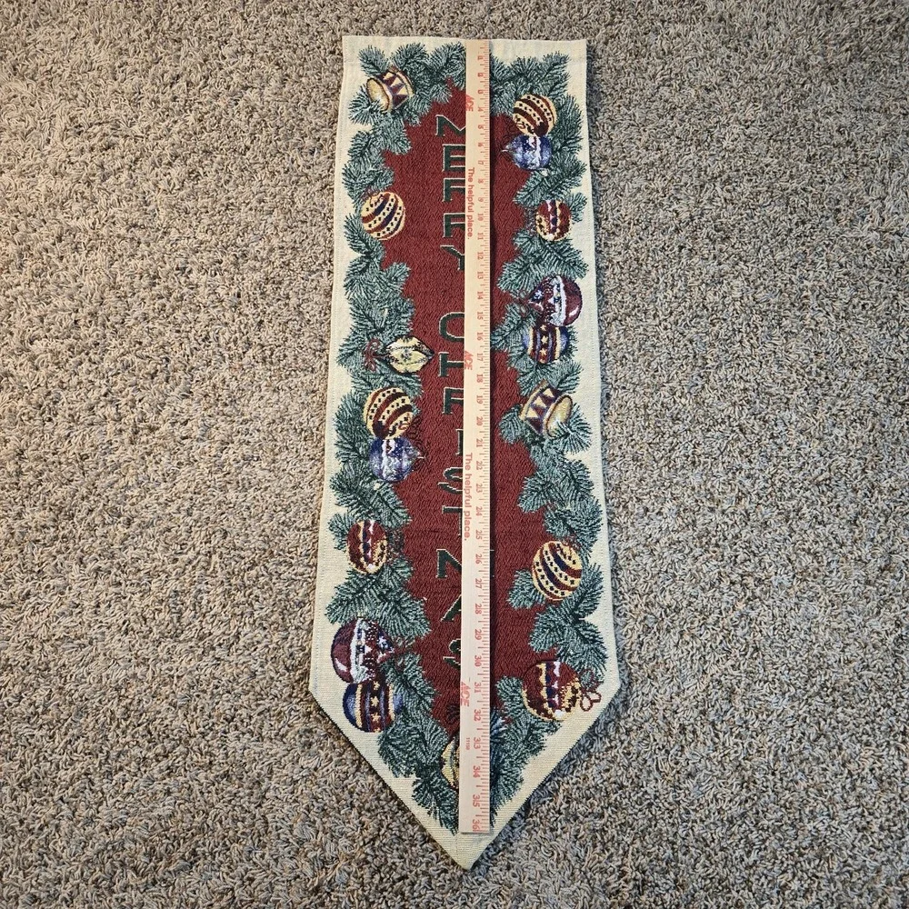 Christmas‎ Merry Christmas Wall Tapestry Banner Missing Tassel